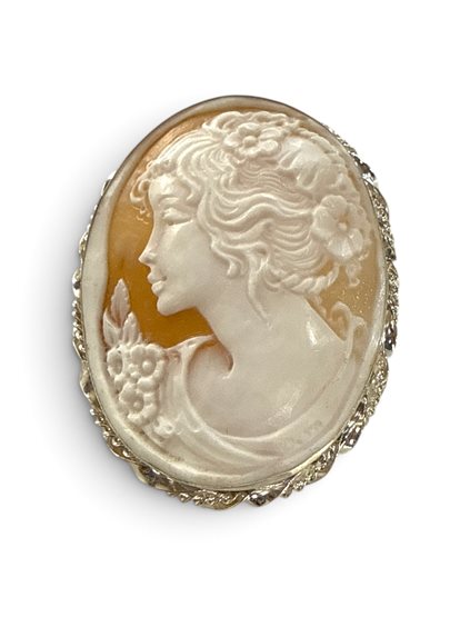 Spilla Mandile 1922 Donna Cammei  in Argento Conchiglia 2MSPCM182 - 2MSPCM182